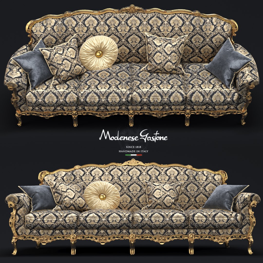 Modenese Gastone Sofa 3D Model - TurboSquid 1161552