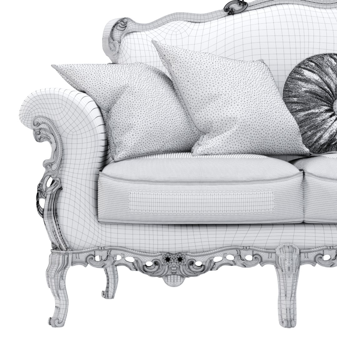 Modenese Gastone Sofa 3D Model - TurboSquid 1161552