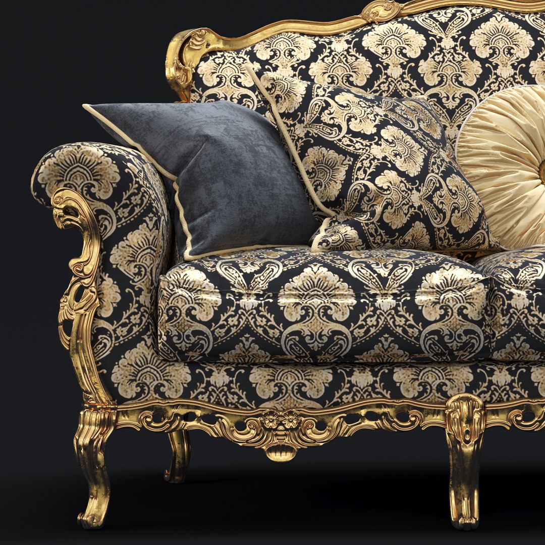 Modenese Gastone Sofa 3D Model - TurboSquid 1161552