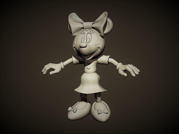 modelo 3d Minnie mouse top model - TurboSquid 1303569