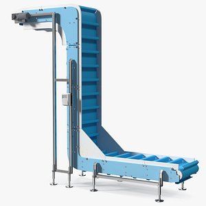 3D Vertical Conveyor Rigged