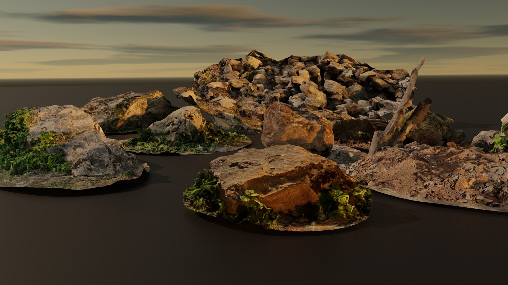 3D Rock Scan Pack 1 - TurboSquid 1898210