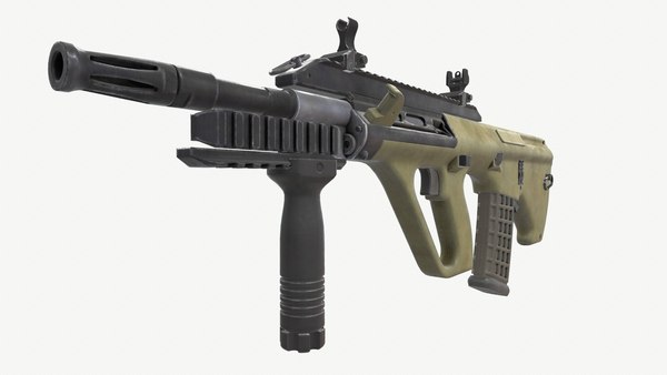8月アサルトライフル3Dモデル - TurboSquid 1770978