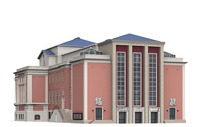 grillo theater theatres 3d model