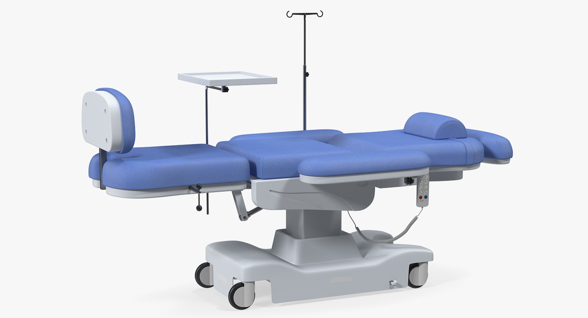 Electronic Medical Procedure Chair 3D Model 3D model preview