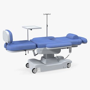 Electronic Medical Procedure Chair 3D Model
