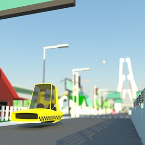 city transport 3D model