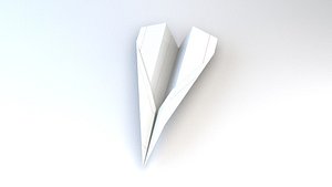 3D model paper plane