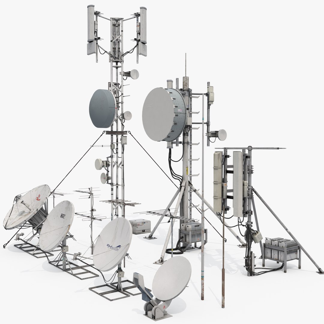 3D Towers Antennas Model - TurboSquid 1399463