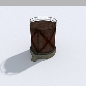 industrial tank 3D