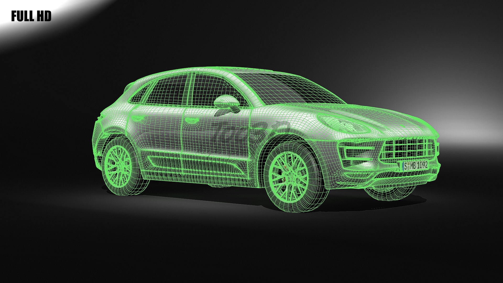 3d Model Of Porsche Macan