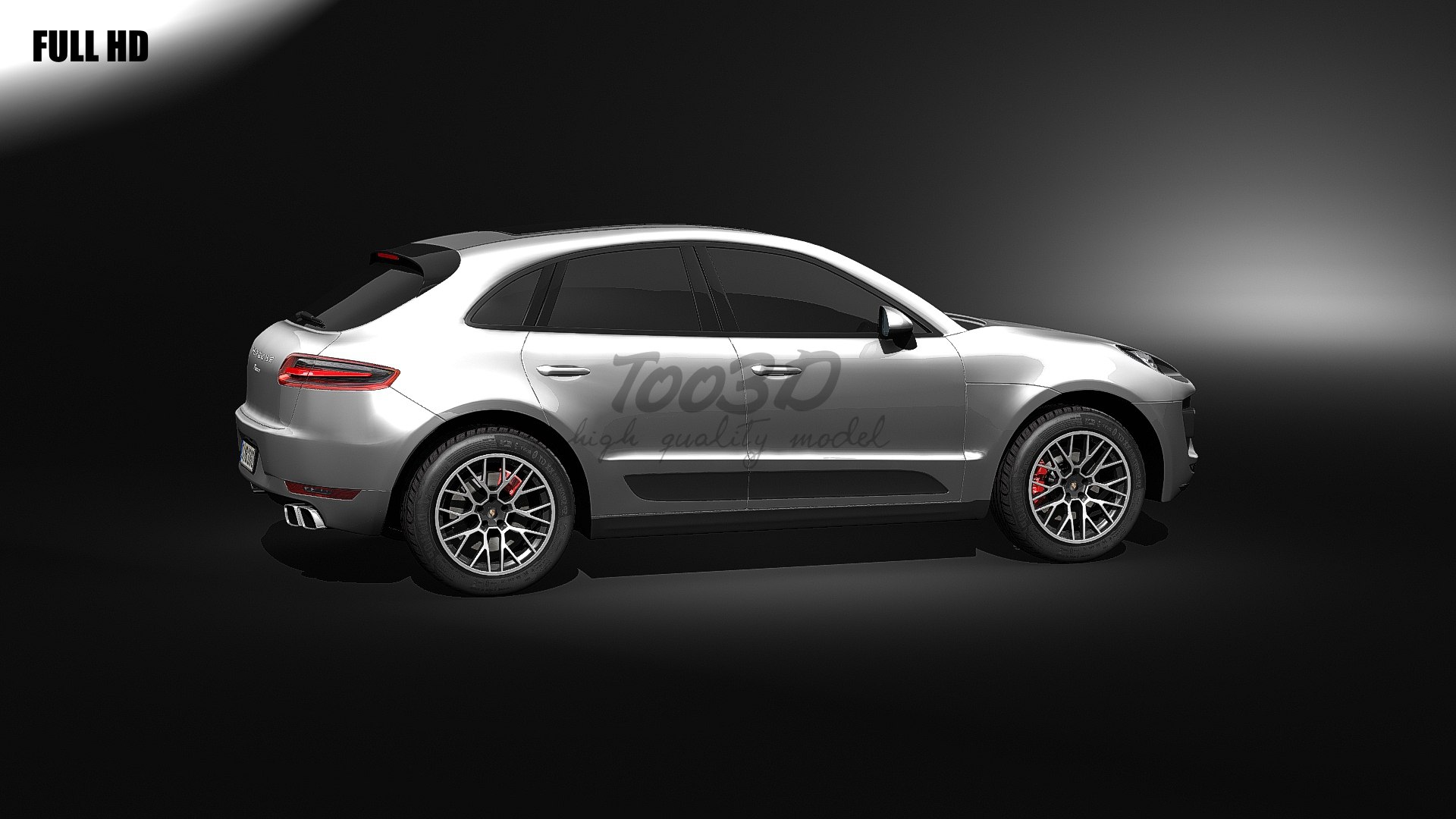 3d Model Of Porsche Macan