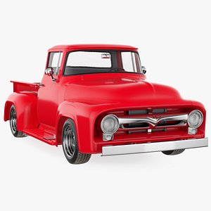 3D 1956 f100 pickup truck