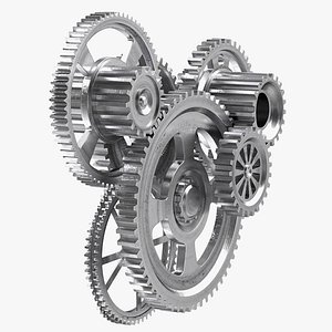metal gear mechanism modo model