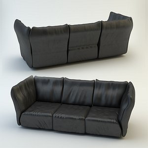 sofa leather edra