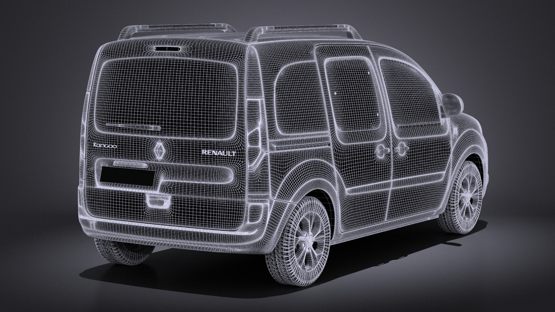 3d Renault Kangoo 2016