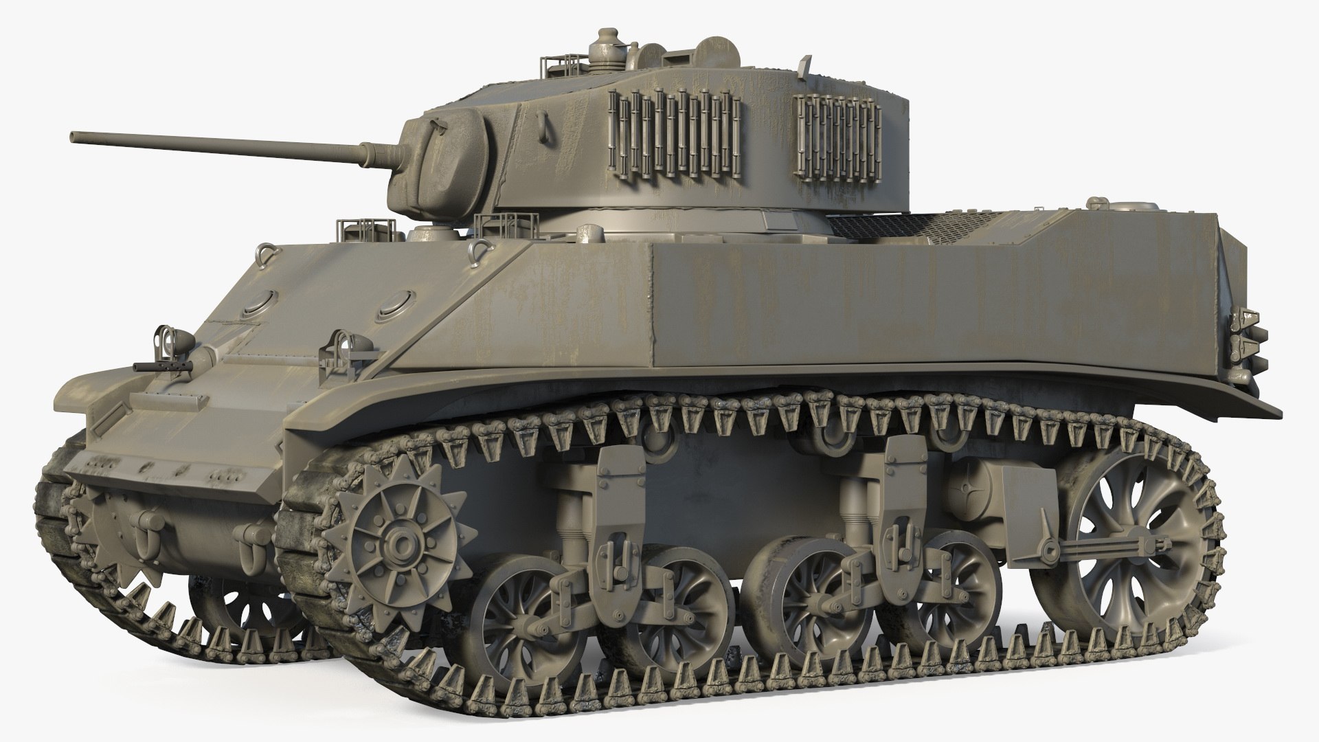 US Tanks Collection 2 3D model preview