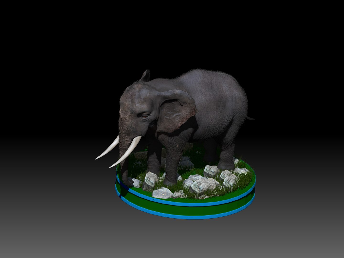 3D Elephant Rig - TurboSquid 1298964