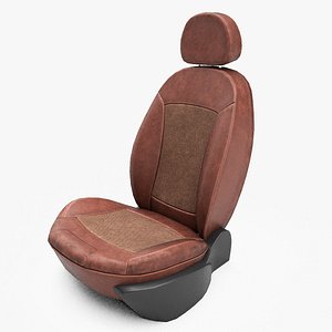 Car seat 3D model
