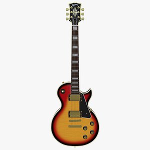 Gibson Les Paul Custom Triburst Finish 3D model