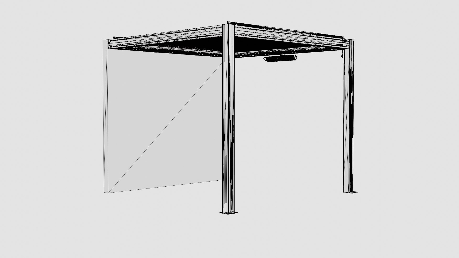 3D Pergola 3x3 Black with Wall model https://p.turbosquid.com/ts-thumb/BC/GML1k3/OQ/preview_6/jpg/1729243640/1920x1080/fit_q87/a8f03543cbdcb78bd35b9b0d21fffba446c0e864/preview_6.jpg