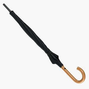 3d umbrella classic closed model