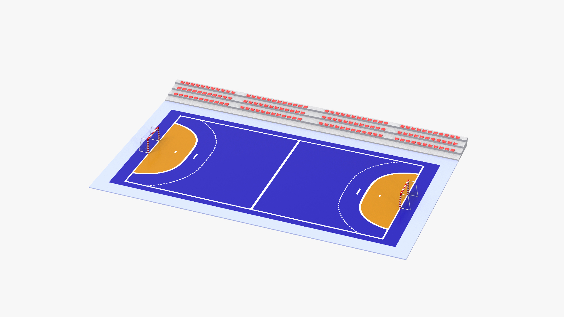 HandBall Court 3D Model - TurboSquid 2262016