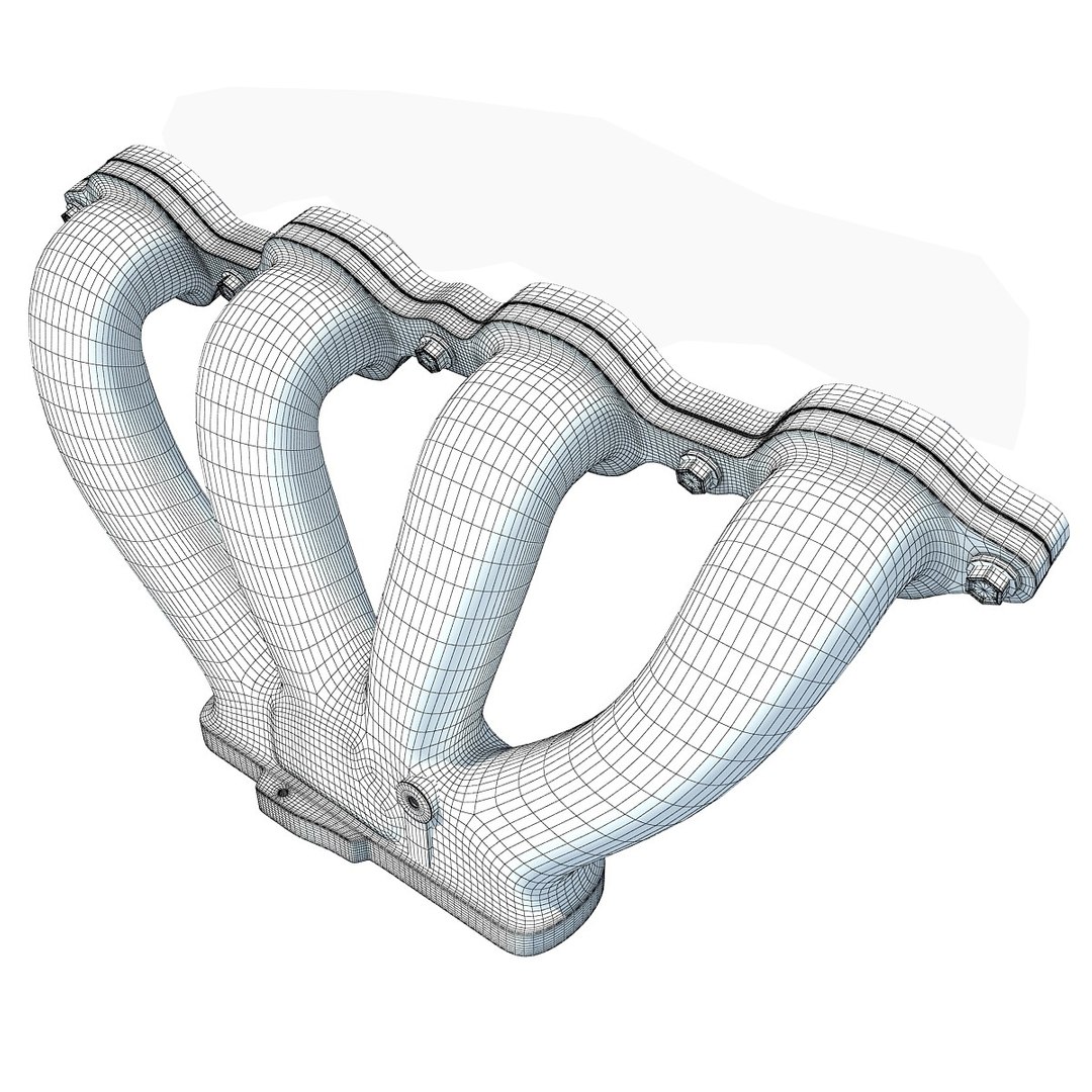 printable exhaust manifolds printing 3d model