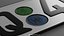 Customizable German License Plate 3D model
