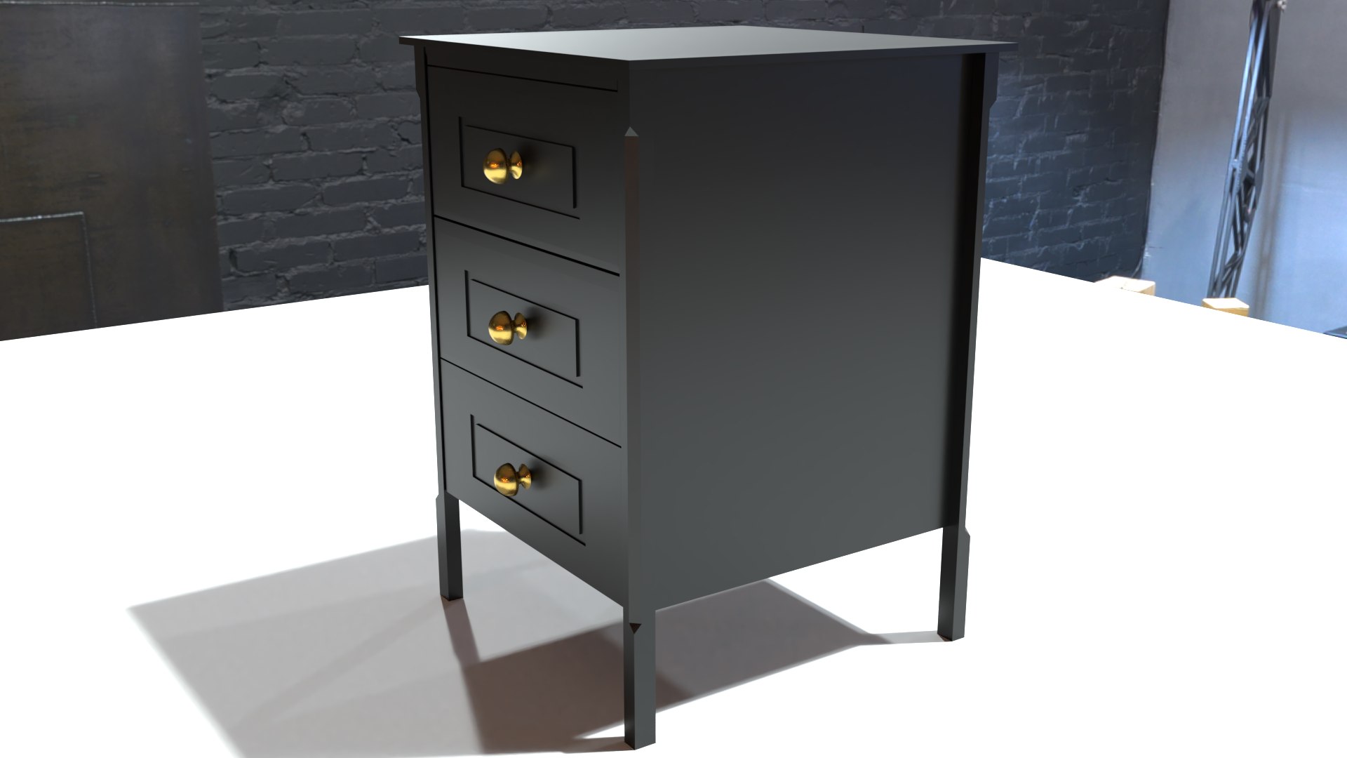 Bedside table 3D model - TurboSquid 1544764