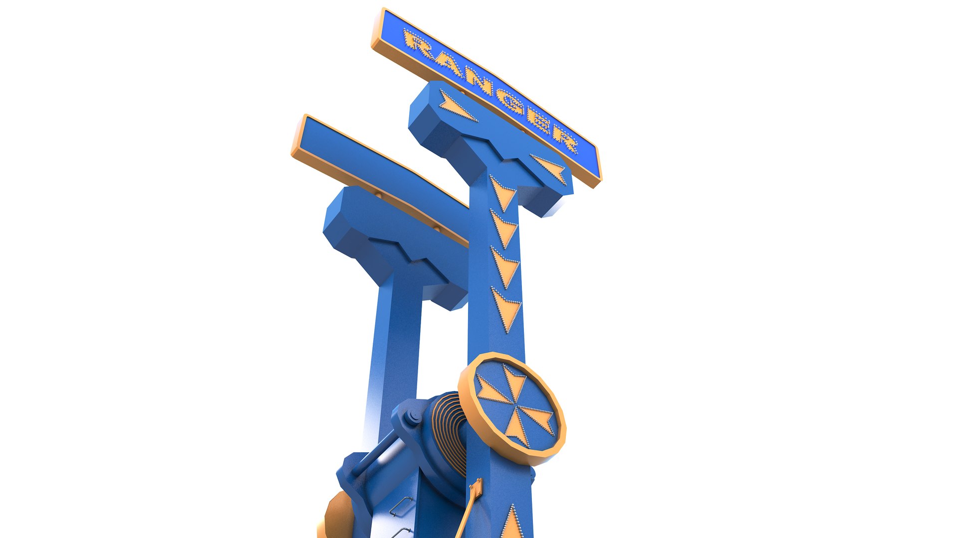 Ranger Ride - Blue 3D Model - TurboSquid 1923070