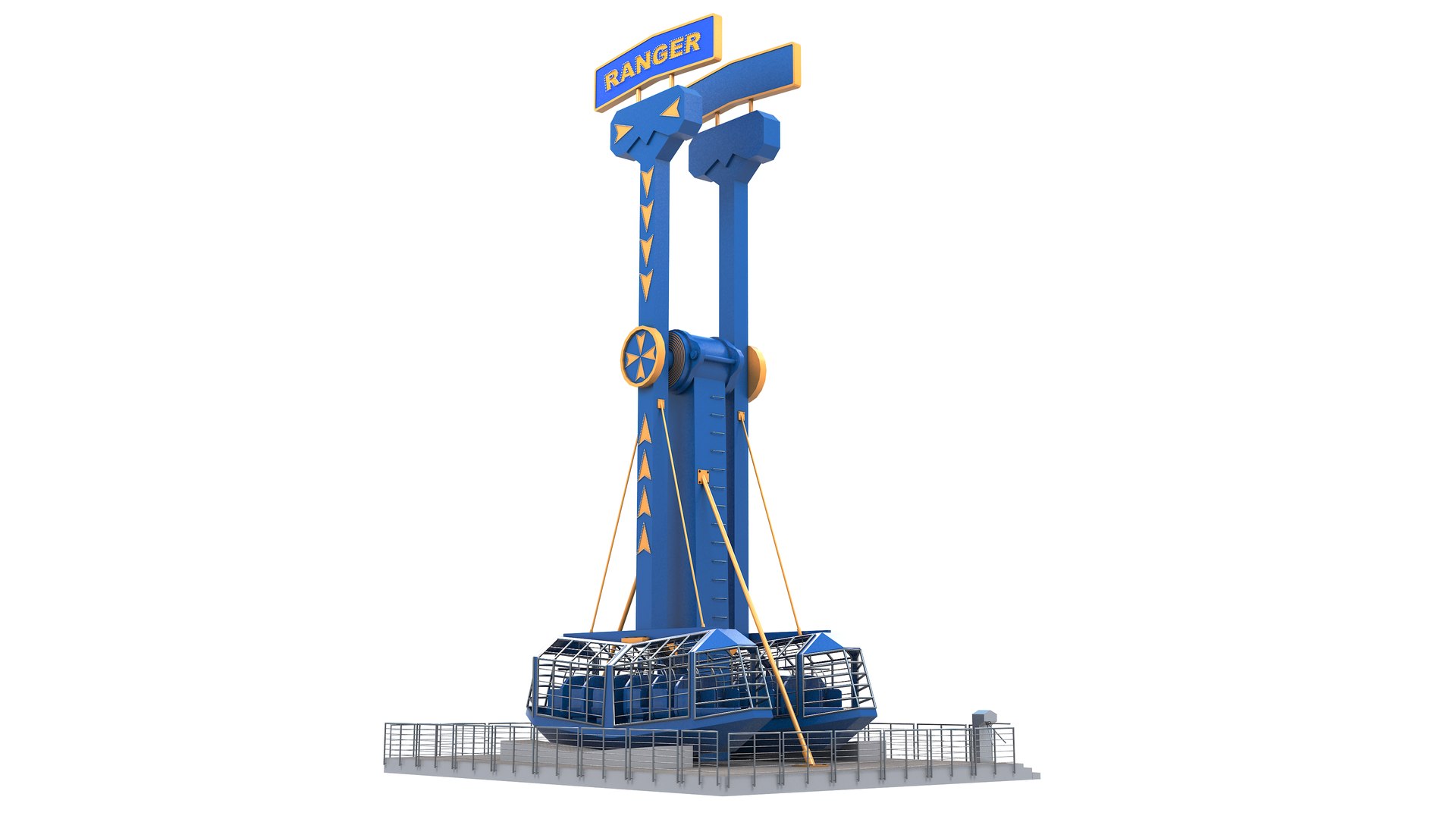 Ranger Ride - Blue 3D Model - TurboSquid 1923070