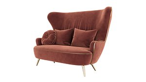 3D Wingback Tom Dixon Sofa Milia Shop