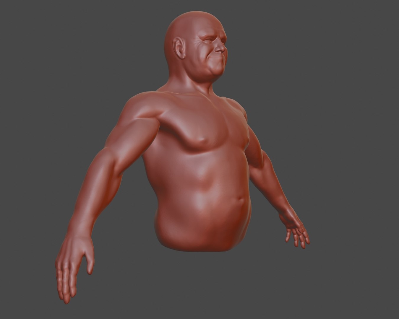 3D Male Torso Base Mesh - TurboSquid 1544760