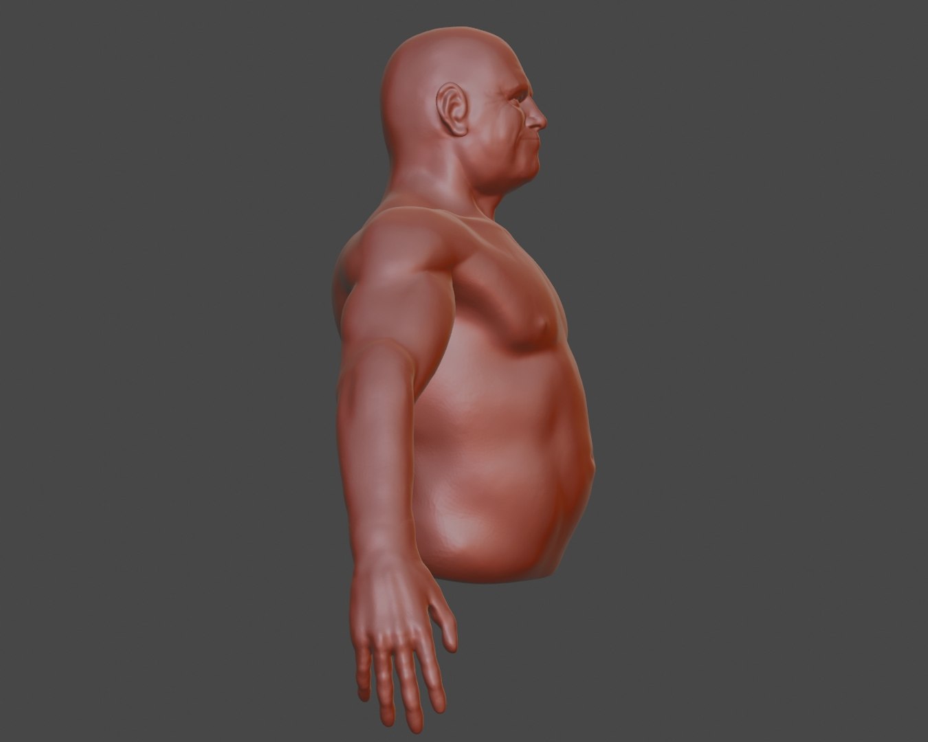 3D Male Torso Base Mesh - TurboSquid 1544760