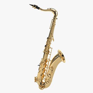3d tenor saxophone