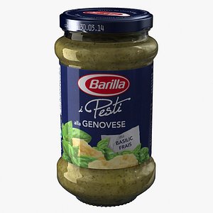 sauce pesto 3d model