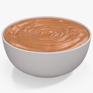 3D peanut butter plate