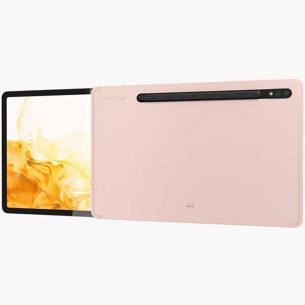 3D Samsung Galaxy Tab S8 PinkGold