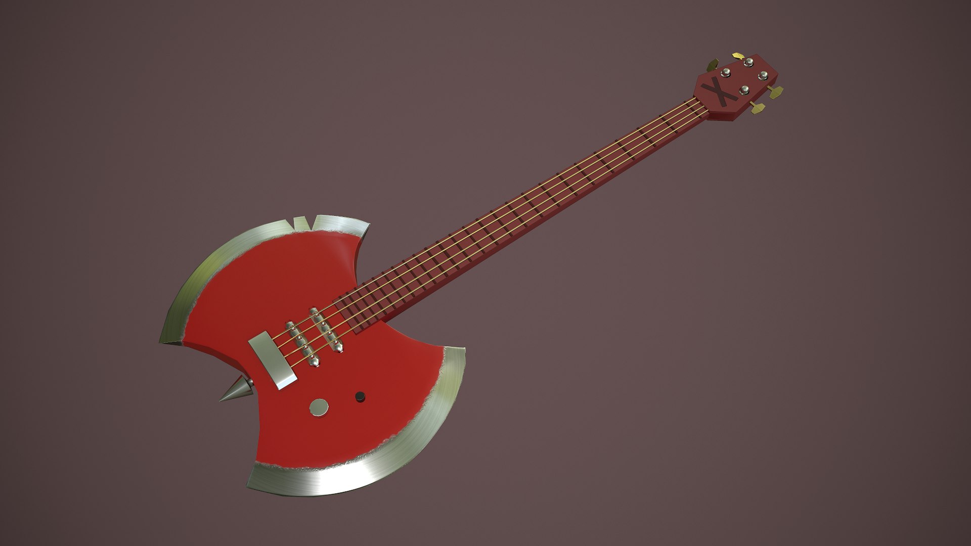 Marcelines Guitar 3d Model Turbosquid 1642953