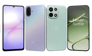 Samsung Galaxy A07 5G Light Violet And OnePlus Turbo 6 Green