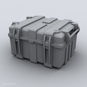 3d medium military case model