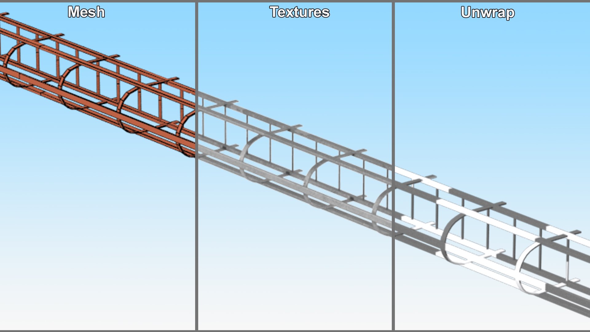 Industrial Safety Ladder Model - TurboSquid 2371479