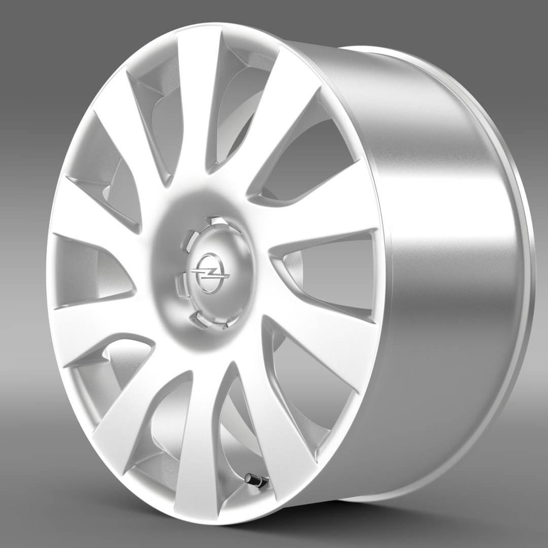 3d Model Of Opel Vivaro Van Rim