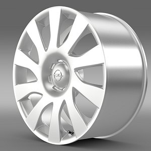 3d model of opel vivaro van rim