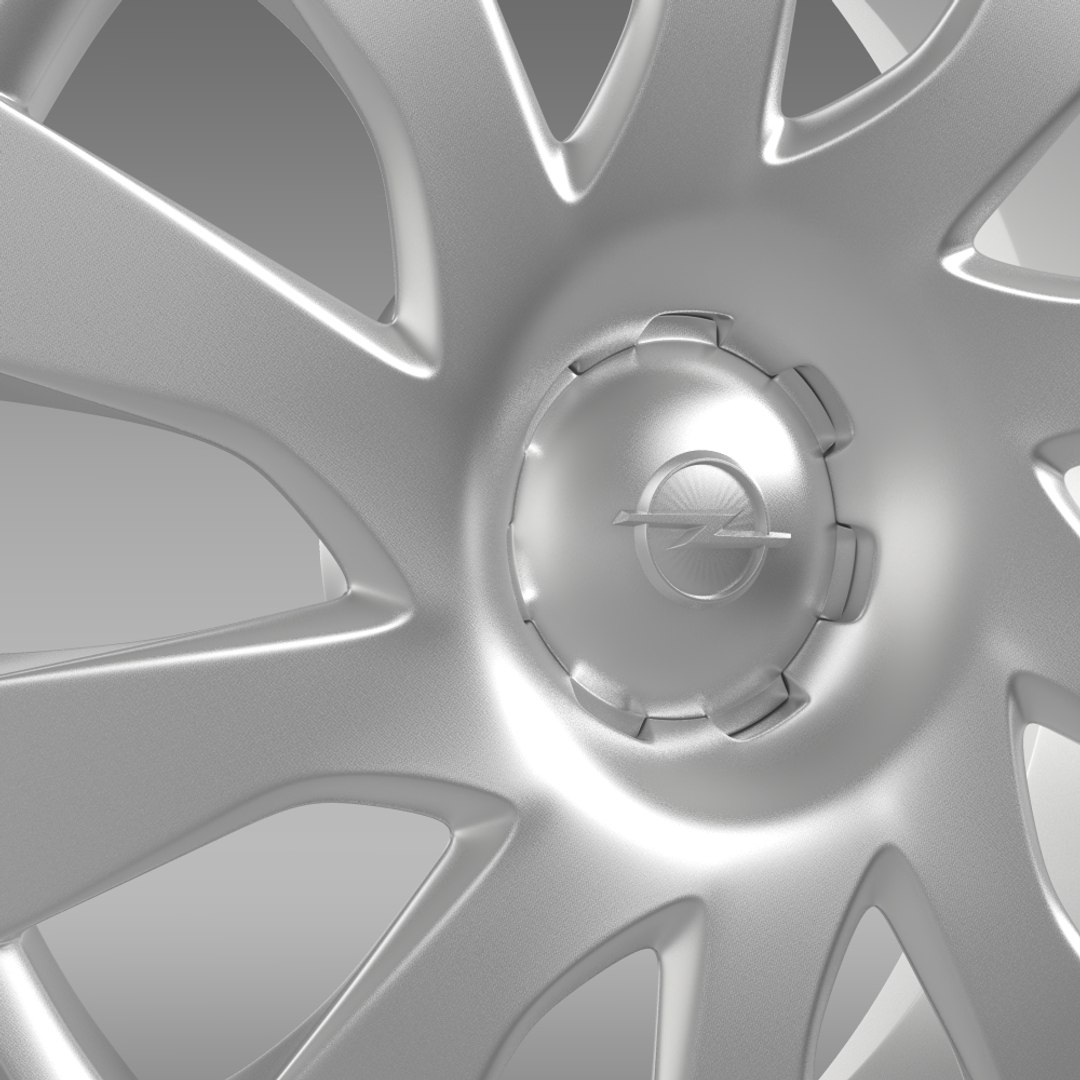 3d Model Of Opel Vivaro Van Rim
