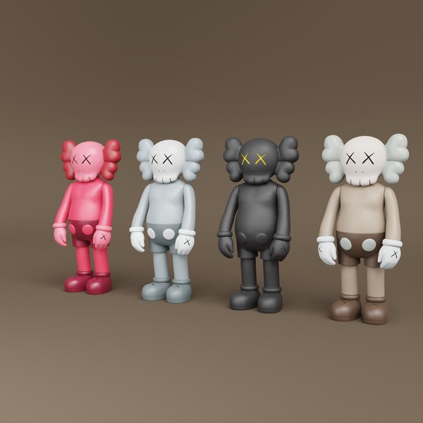 3D kaws flayed companion - TurboSquid 1689072