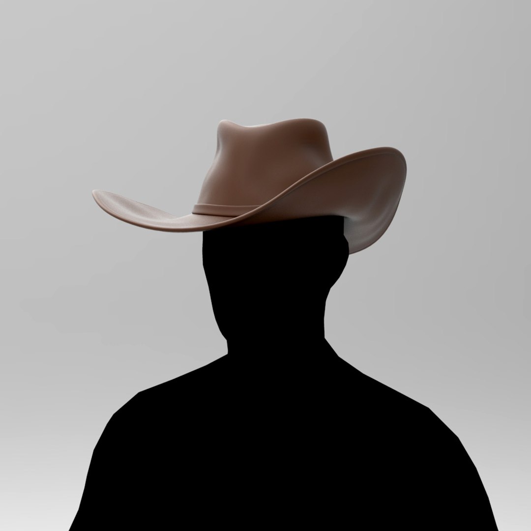 cowboy hat 3D model https://p.turbosquid.com/ts-thumb/BC/sVxrMc/5FOut6zd/hat_01.61/jpg/1539544271/1920x1080/fit_q87/8af2501f92e694860ef1bd6cd4535c314502f53f/hat_01.61.jpg