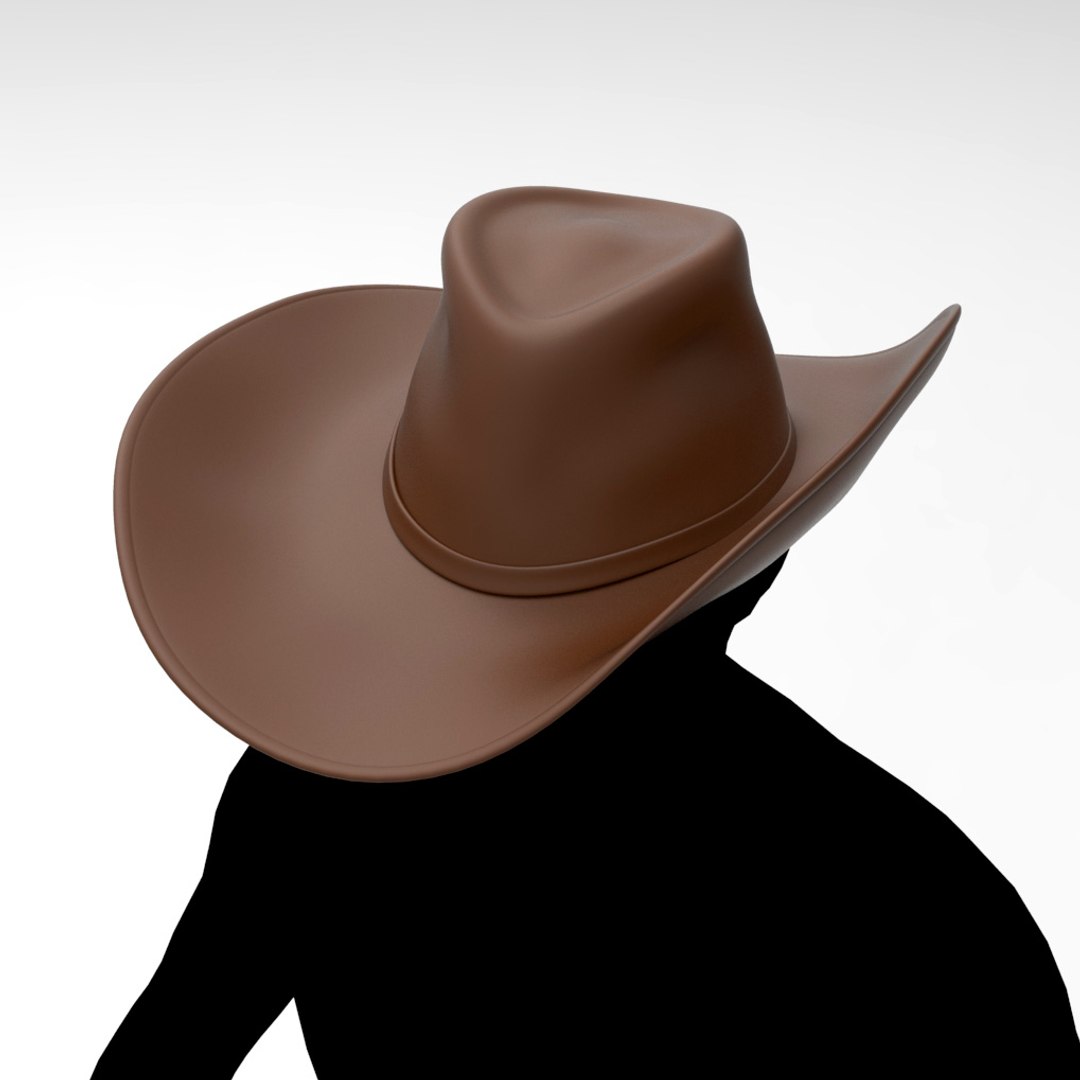 cowboy hat 3D model https://p.turbosquid.com/ts-thumb/BC/sVxrMc/bCDT6LQS/hat_01.64/jpg/1539544326/1920x1080/fit_q87/08f22b0050edc678201f32c03b5afe8c59f39708/hat_01.64.jpg