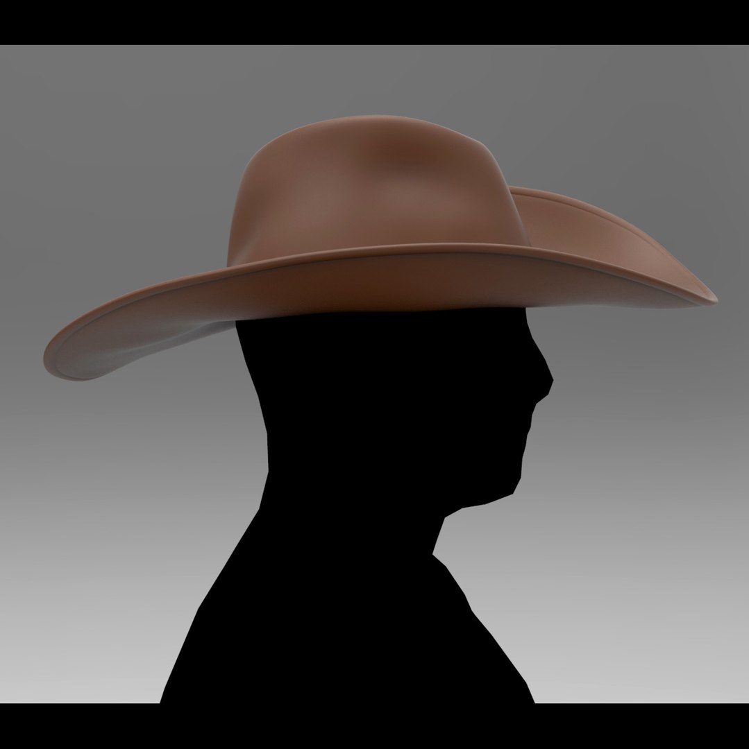 cowboy hat 3D model https://p.turbosquid.com/ts-thumb/BC/sVxrMc/rtrtPr3N/hat_01.66/jpg/1539544415/1920x1080/fit_q87/17e5f1be77dc5f5dae9a9aed39abd8628708983a/hat_01.66.jpg